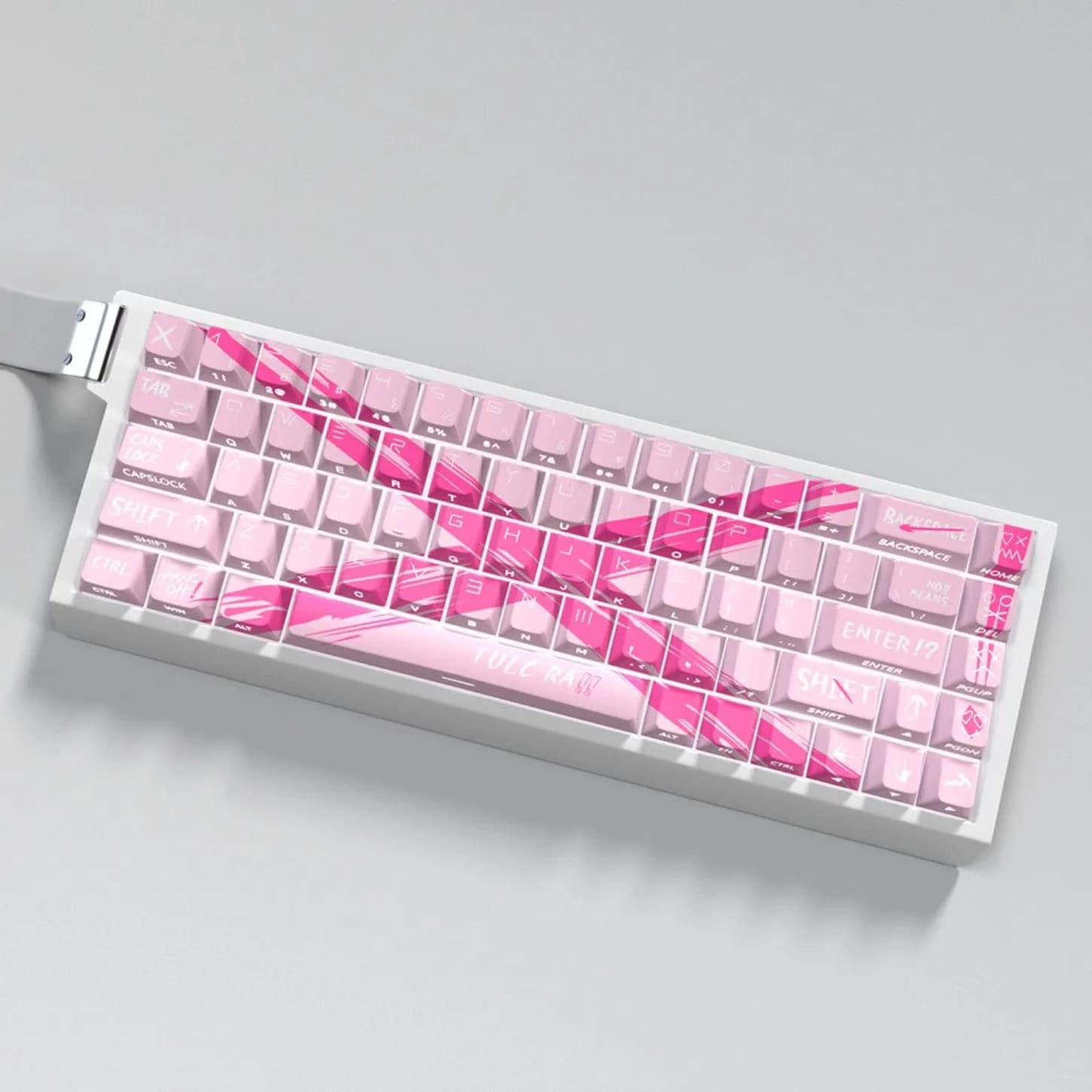 Multiple Color Options Available, Side Engraved Translucent Cherry Keycap Kit with 74/140 Keycaps for 60/64/84/98/108 Keyboards
