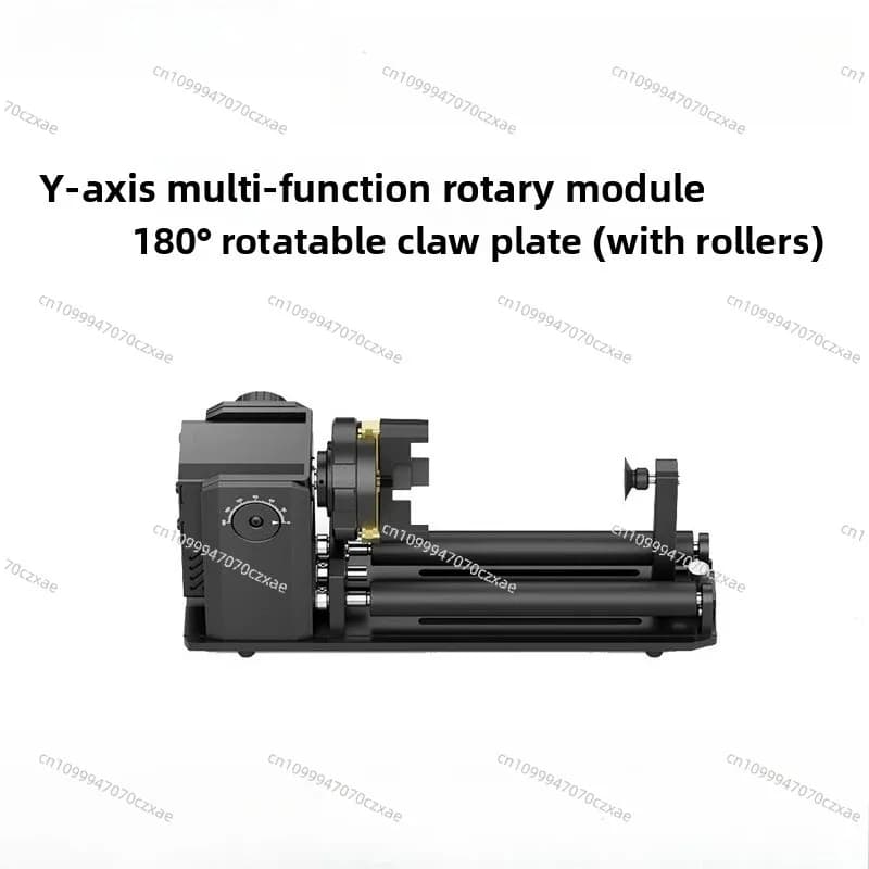 Engraver Rotary Attachment 360° Curved Surface Engraving Roller For Ring Jewelry Cola Can Cylindrical Object Laser Engraving