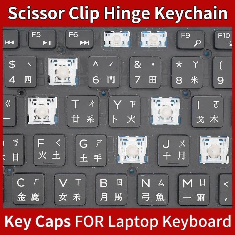Sostituisci mancante Keycap Clip a forbice cerniera cuscino d'aria pulsante pad in gomma per Thinkpad Lenovo HP Acer Asus Dell tastiera del computer portatile