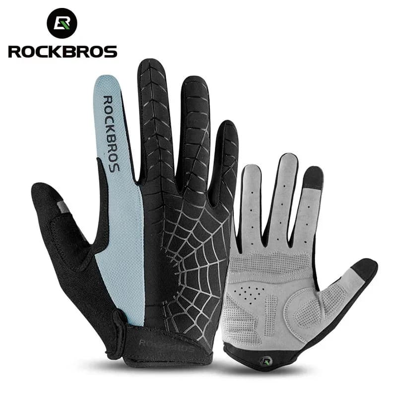 ROCKBROS Cycling Gloves Spring Cycling Gloves Anti-slip Bike Gloves Breathable toe for Men Woman Riding Equipment for Mountain Road Bike
