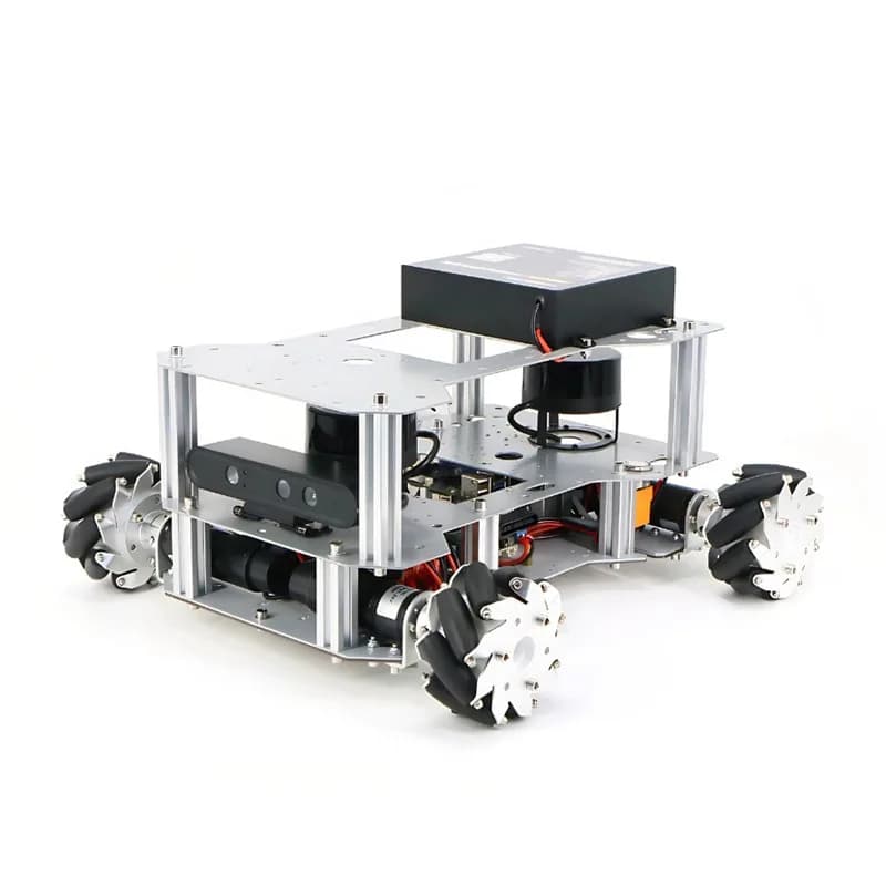 Telaio SLAM Navigazione Auto Nanum Ruota Robot mobile Raspberry Smart Mike Double Pi