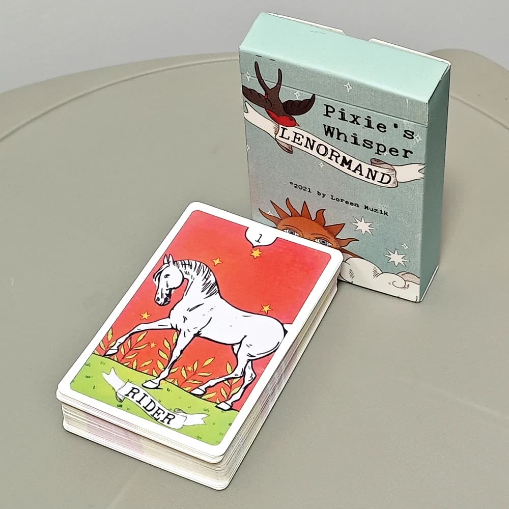 36 carte Lenormand Pixie's Whisper Lenormand dimensioni del mazzo: 9 * 6 cm