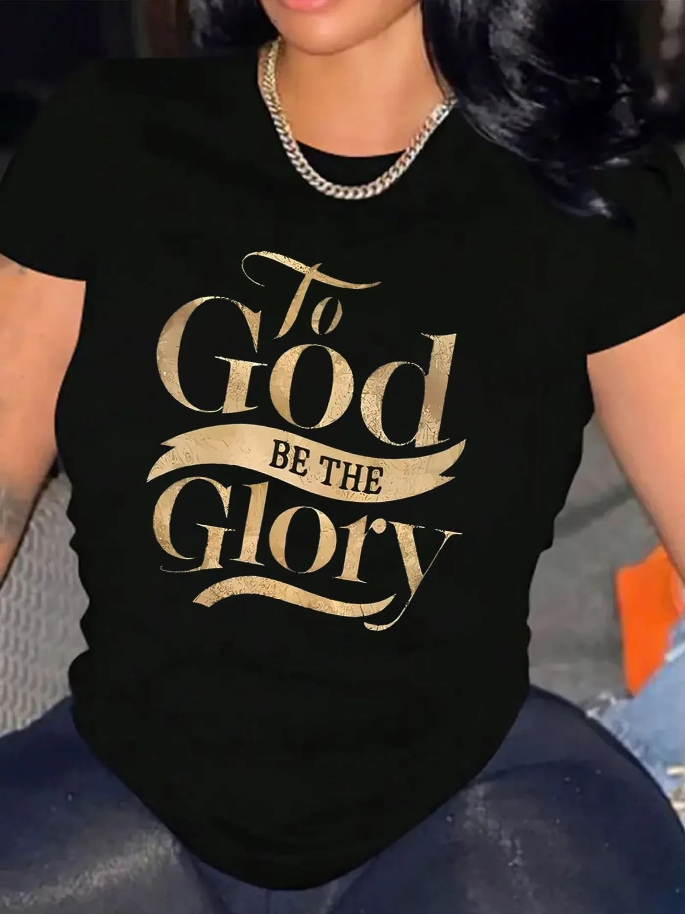 T-shirt da donna comoda girocollo casual in cotone manica corta morbida e traspirante top da donna estate primavera tessuto stile street