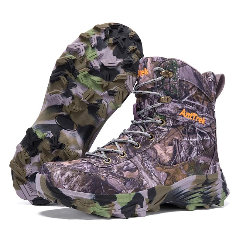 Large Size Outdoor Shoes, Camping Tactical Boots, Special Training Camouflage Military Desert Boots, Men's Hiking Boots