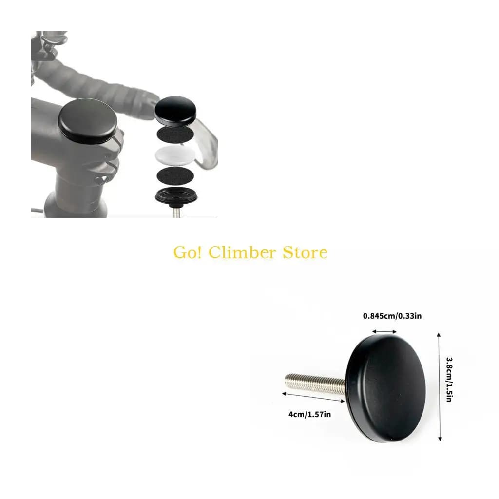 Q84C Concealed Bike Tracking Device Case for Stem Cap Use in Daily Road Cycling