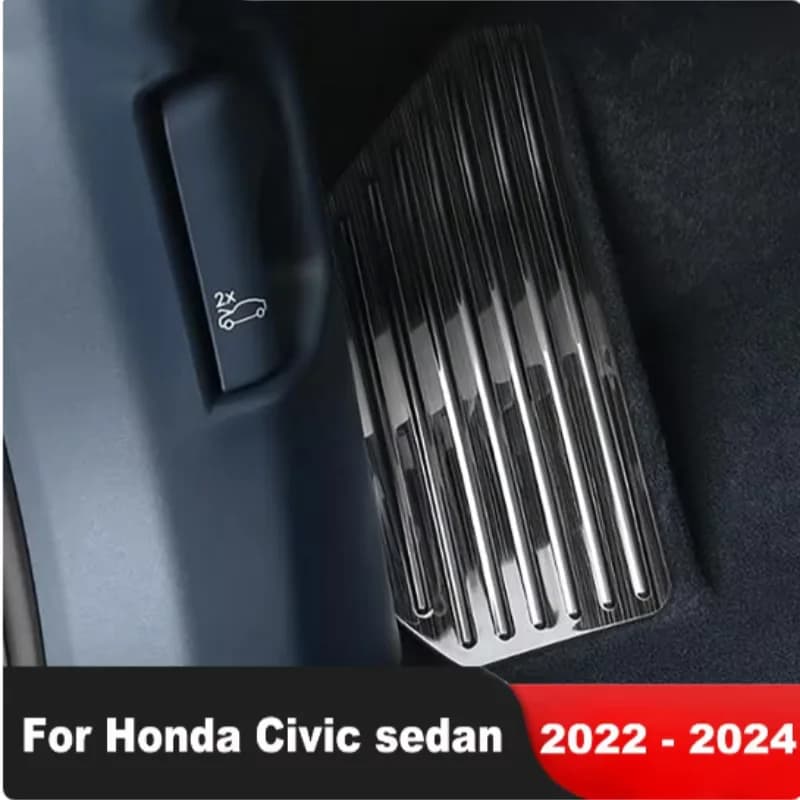 Per Honda Civic 11th Gen 2022 2023 2024 Auto In Acciaio Inox Pedale Copertura Accessori Poggiapiedi Pedali Decorazione Piastra 1 Pz