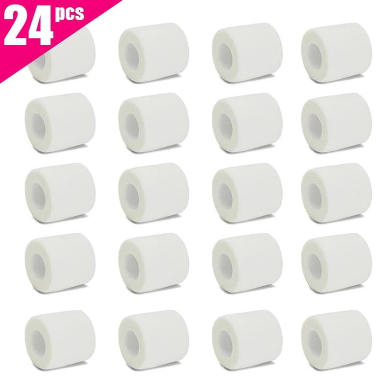 6 pz/12 pz/24 pz 5 cm * 4.5 m bianco garza medica benda sportiva autoadesiva benda elastica traspirante per fissare le dita, le rughe