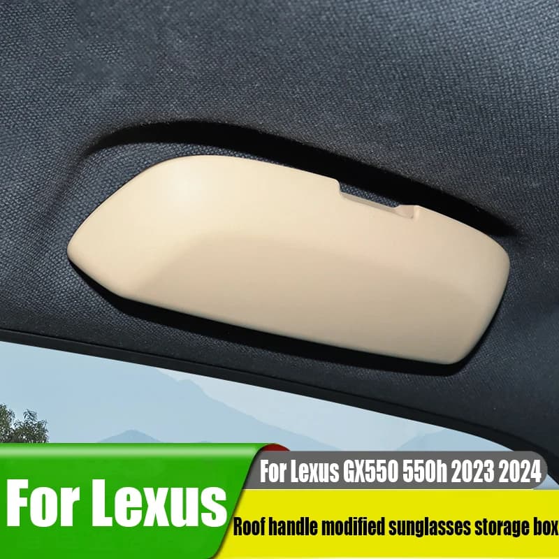 Modifica della maniglia del tetto occhiali da sole scatola di immagazzinaggio modifica interni auto forniture accessori Per Lexus GX550 550h 2023 2024
