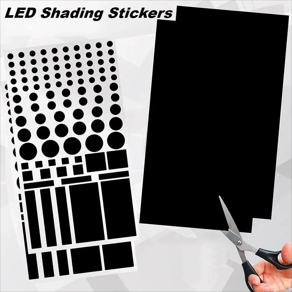 Wall stickers light obscurant stickers blocking light for electronic products for home blackout stickers for LED shading