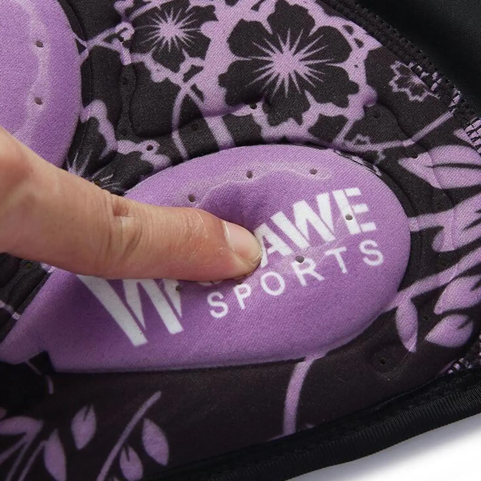 Intimo sportivo da donna imbottito in silicone 3D per ciclisti e biker