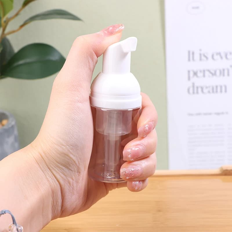 Flacone dosatore vuoto in plastica da 30/50/60 ml per sapone schiumogeno, detergente viso, lozione, shampoo - 1 pz