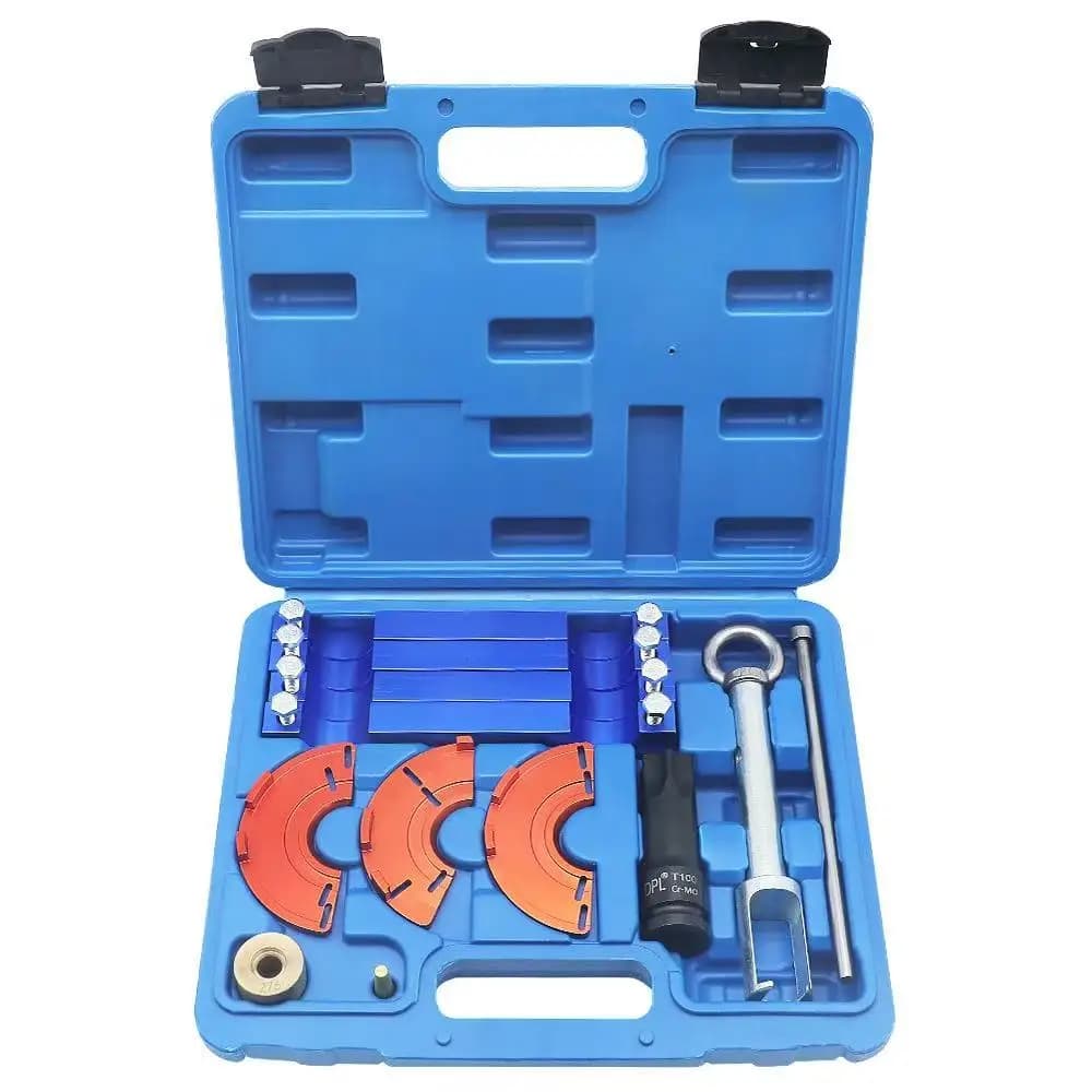 Kit di Attrezzi per la Messa in Fase del Motore, Disco Segnalatore Albero a Camme, Set di Guarnizioni Iniettori per Mercedes-Benz M276 M278 M157 S350 Maybach