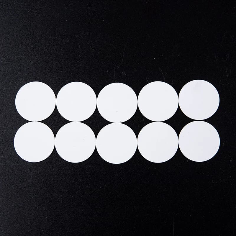 10 pezzi monete NFC NTAG215 PVC 25mm etichette rotonde carte 13,56 MHz per tag NFC dispositivo Amiibo