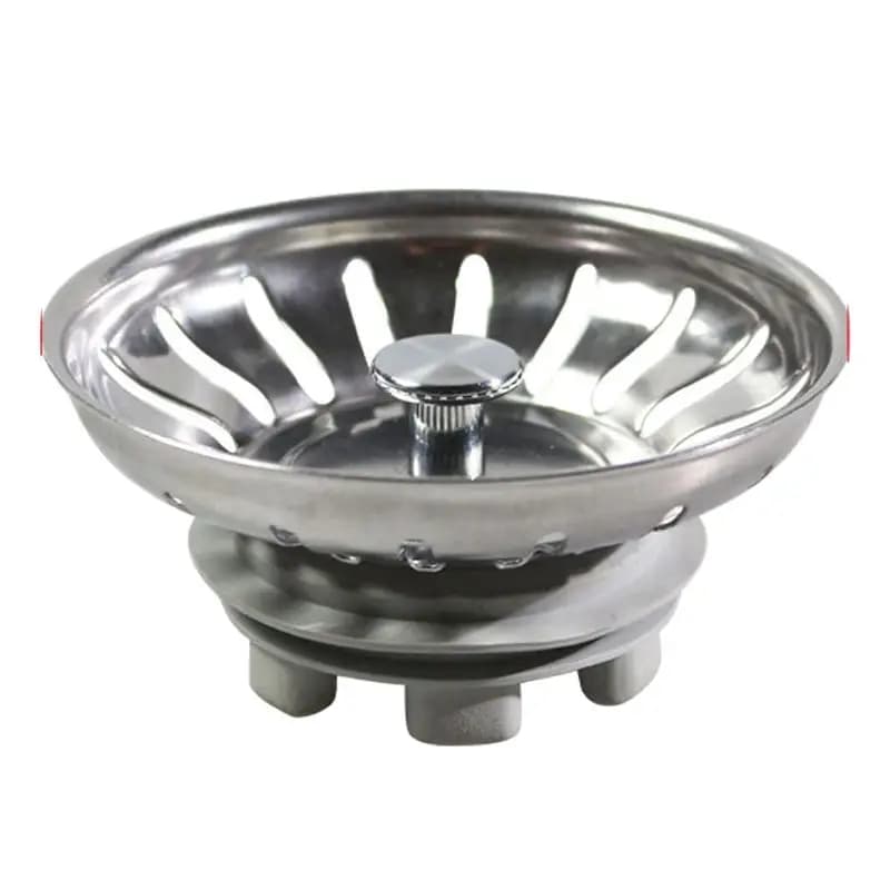 Filtro di ricambio in acciaio inossidabile 79,3 mm Tappo da cucina Tappo scolapiatti per lavabo Filtro per acqua lisciviazione Cestello per lavello Ceppo di scarico