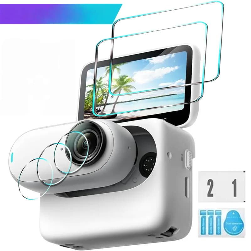 For Insta360 GO 3S Protector for lens tempered glass screen Anti-scratch HD Transparent No bubbles Ultra-thin Action Camera Ac