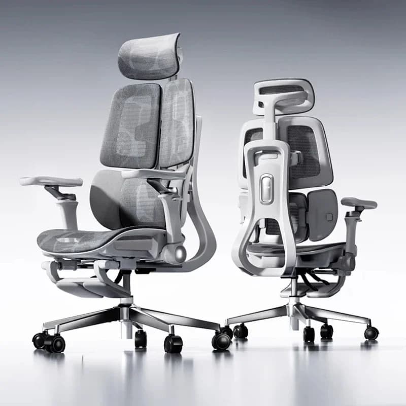 Sedia da Ufficio Ergonomica in Rete, Sedia Girevole Moderna Regolabile per Gaming e Computer, Sedia Ergonomica da Gaming