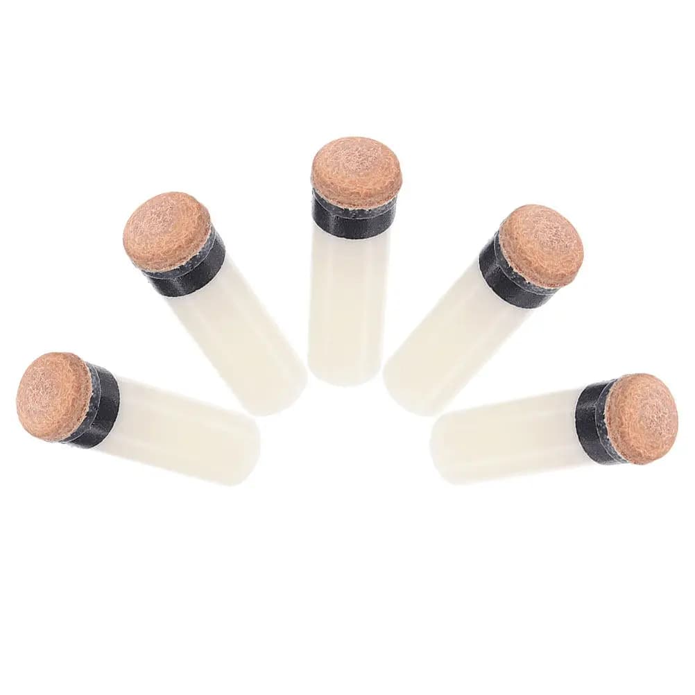 5 Pcs Replacement Tip for Pool Cues Tips Sticks Billiard Snooker Accessories White