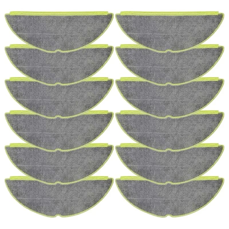 YCOC-Mop Cloth 12 pezzi di ricambio lavabili per Irobot Roomba 205 Combo/205 Vac Robot aspirapolvere con tamponi per la pulizia