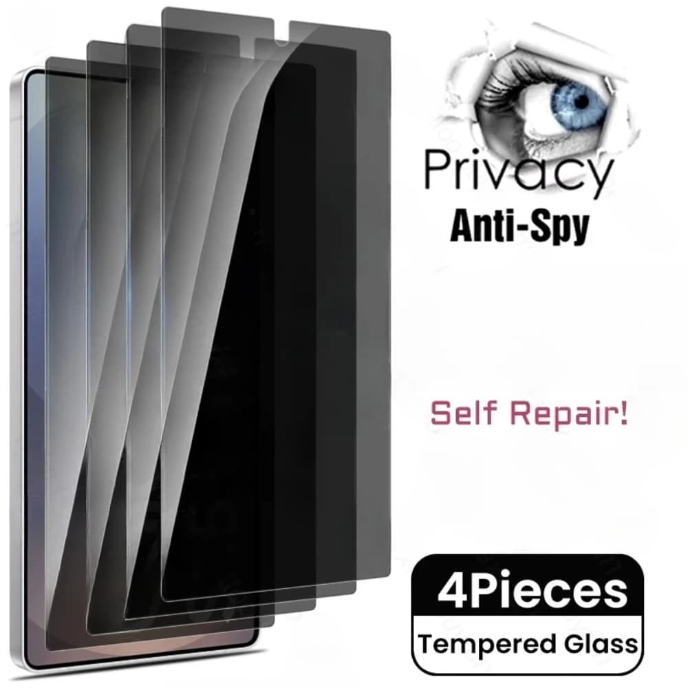 4 pezzi di vetro temperato per la privacy per Samung S20 S21 S22 S23 Plus protezione schermo HD per Samsung S25 Edge S23 S24 S25 Ultra