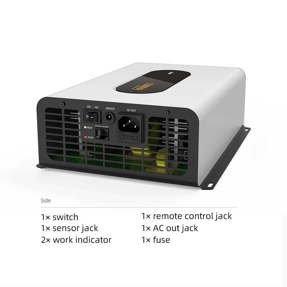 Synusoidal wave inverter frequency converter GTI-D1200VA 1000W 30-45V for solar power bank