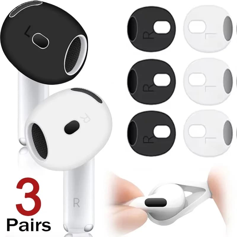 Ultra Thin Silicone Auricolari for Apple AirPods 4 Anti-slip Headset Protective Case Covers Ear Accessories for earphones
