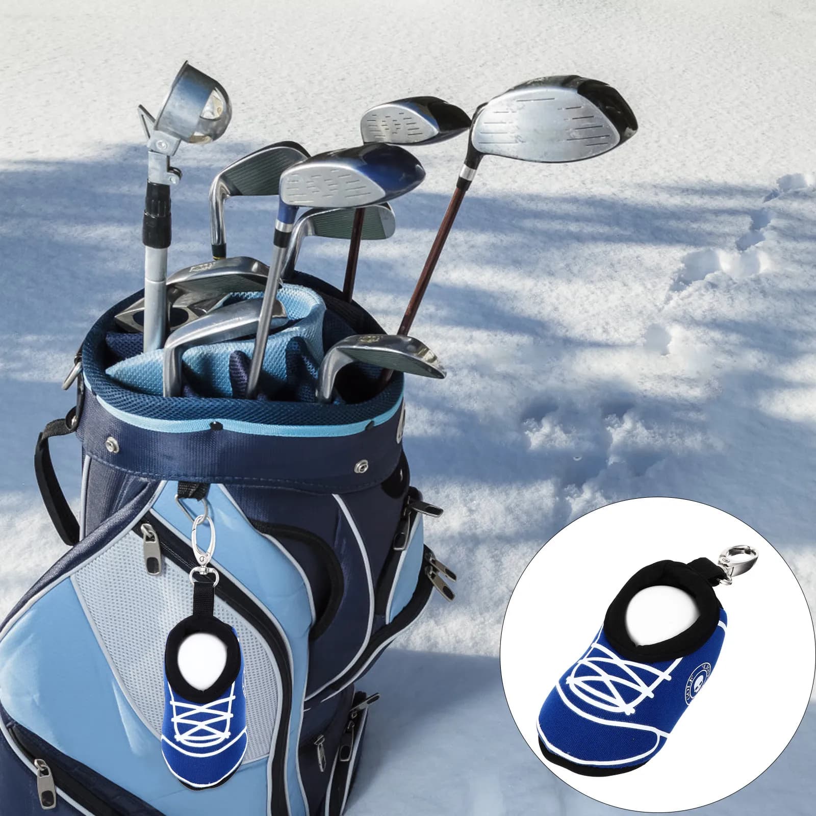 Golf Simple Supplies Ball Storage Bag Useful Balls Unique Balgs Creative Shoe-shaped Fashionable Bags
