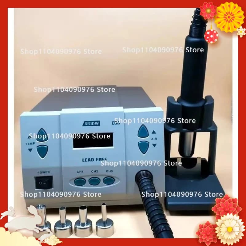 861DW heat gun LCD display dormant storage cyclone direct wind conversion