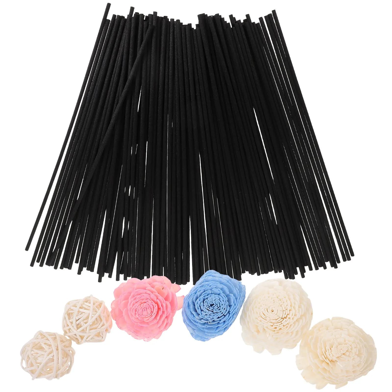 Set di Diffusori a Bastoncino in Legno Profumati, Accessori per Aromaterapia per Casa, Ufficio, Caffetteria, Diffusore per Ambienti Freschi