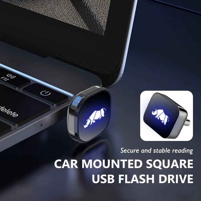 Car Dashboard Portable Storage 32GB/64GB Square USB Flash Drive For Suzuki Jimny jb32 jb23 jb64 jb43 jb53 jb74