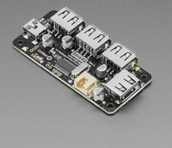4115 Zero4U - 4 port USB Hub without Pogo Pin - v1.3