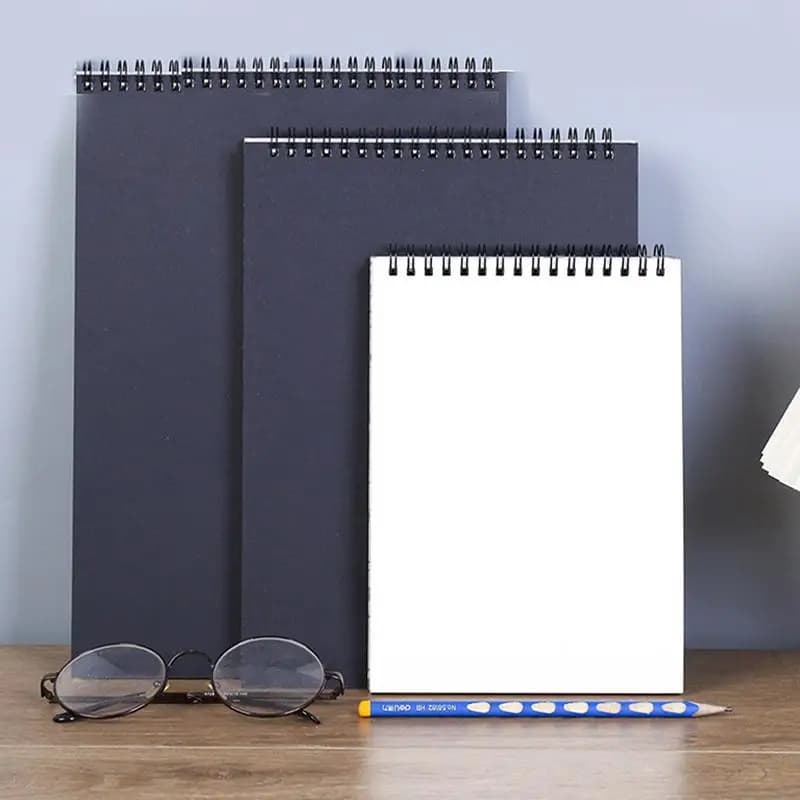 A4 A5 A6 8K 16K Spiral Sketch Book Acid Free 30 Sheets Drawing Art Painting Paper for Students Kids Artists