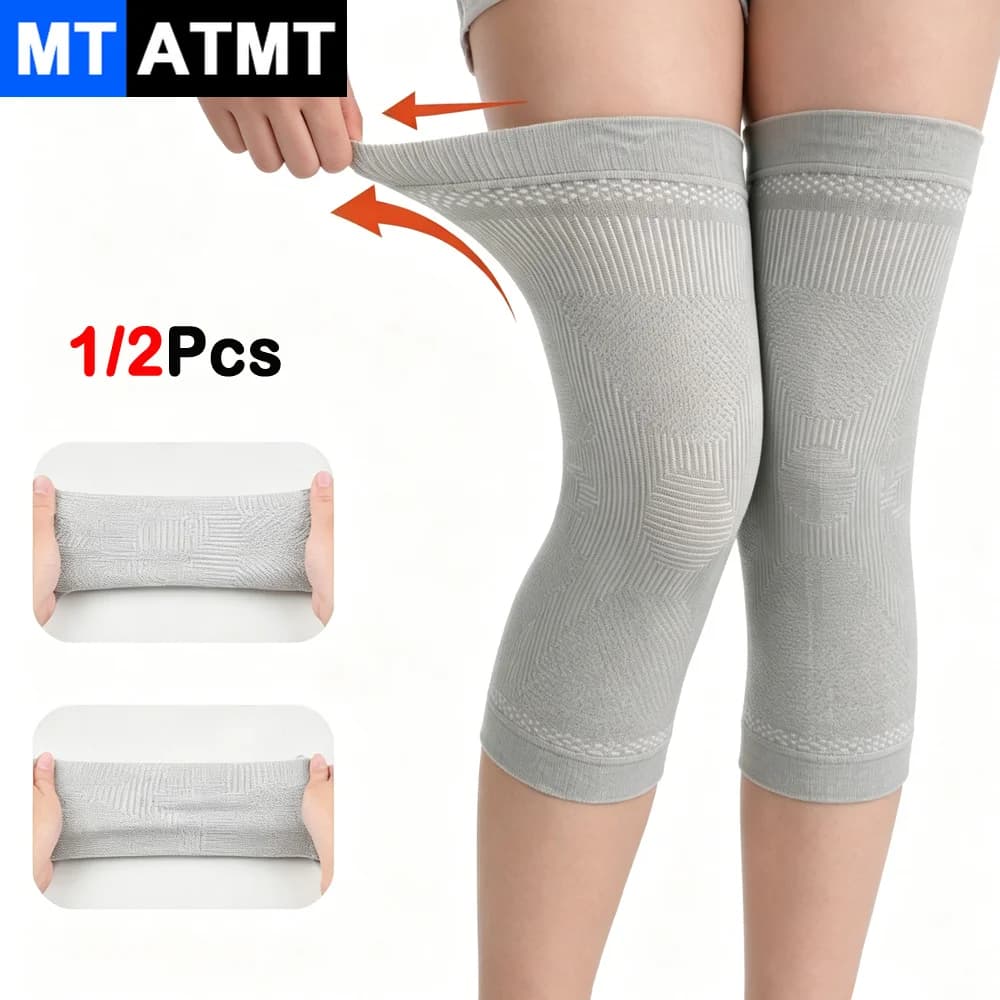 1/2PCS Knee Compression Sleeve & Calf Support Brace - Leg Thigh Sleeve for Men & Women, for Football, Basketball, Running