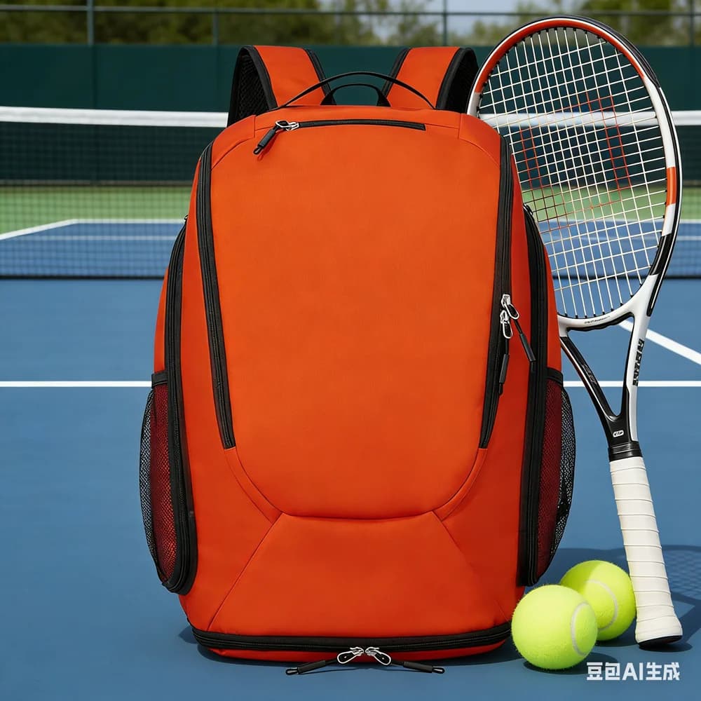 Multifunctional 40L Tennis Rack Bag, Sport Backpack for Badminton and Basket with Separate compartment for Shoes and Dry Items/Bagnati