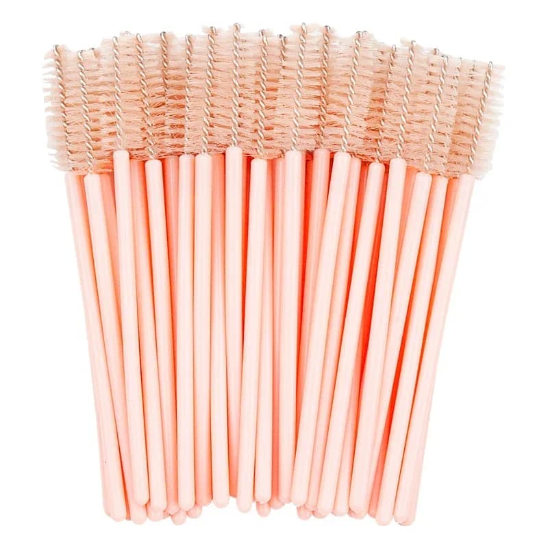 Disposable Nylon Mascara Wand Applicator Eyelash Brushes 50 Pcs Women Makeup For Grafting Lashes Extension Brush Tools