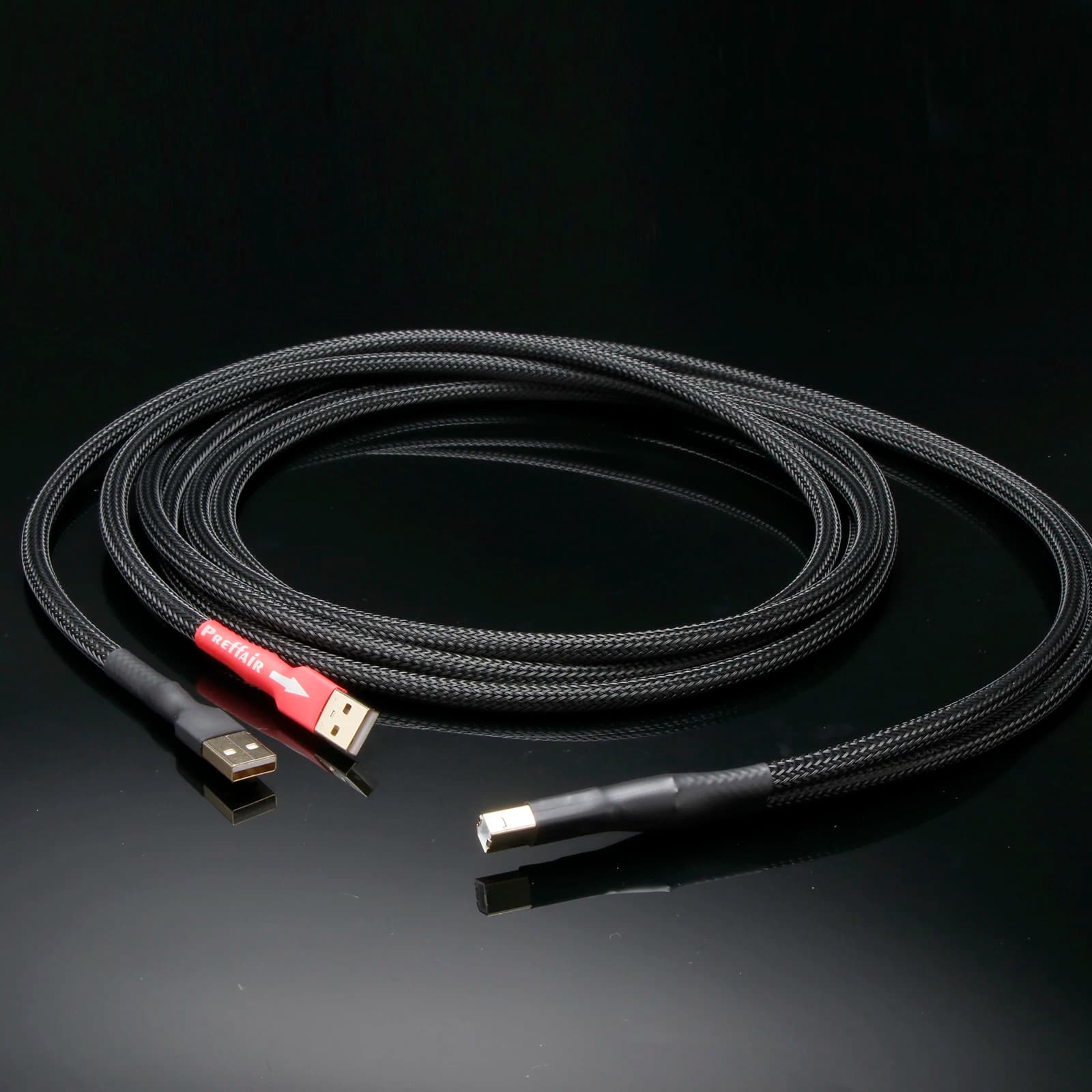 Cavo USB Hifi da USB B a doppia linea dati USB A per decodificatore DAC scheda audio cavo audio 2.0 linee dati DAC