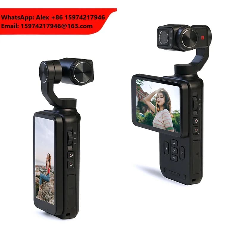 4K UHD Mini Action Camera 3.5" Screen Vlogging Cam IP67 Waterproof 120° Wide Angle Sport Video Recorder For Live Streaming