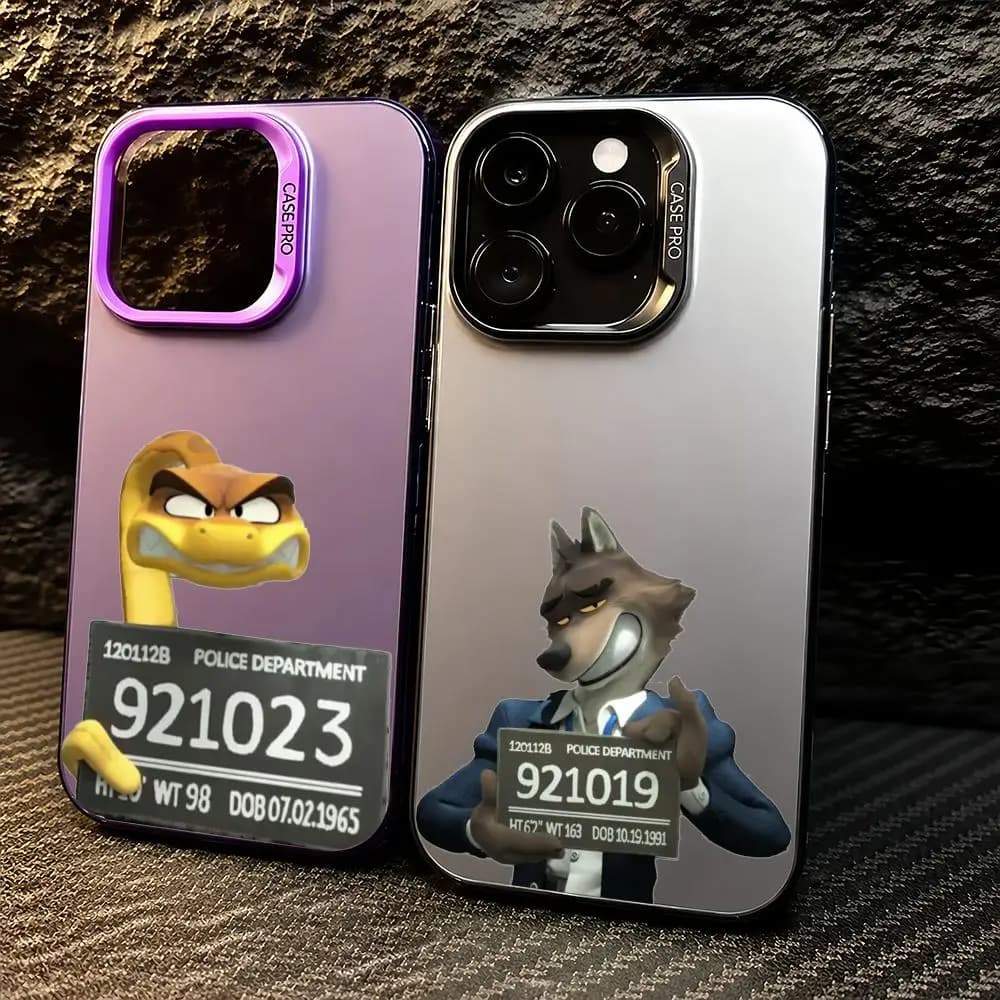 Mr Wolf Bad Guys phone case Phone Case iPhone 11/12/13/14/15/16/17 Pro Max Aurora TPU Case Shockproof Slim Stylish Cover