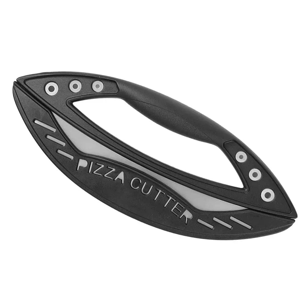 Stainless Steel Pizza Cutting Cutter Metal Baking Tool with Soft Handle Kitchen Utensil for Pastry Cake Cheese Multi Purpose