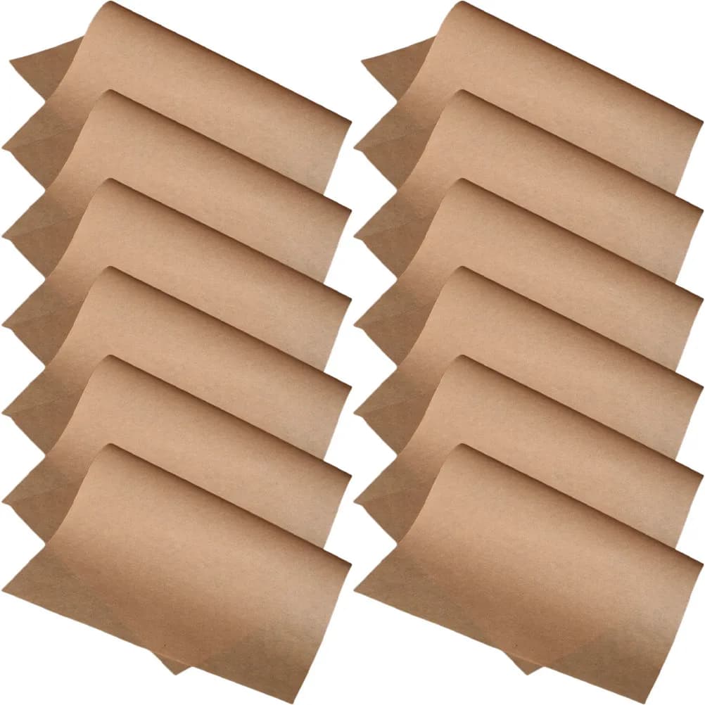 100 Fogli di Carta Forno Antiaderente Resistente alle Alte Temperature per Friggitrice ad Aria, Forno e Microonde