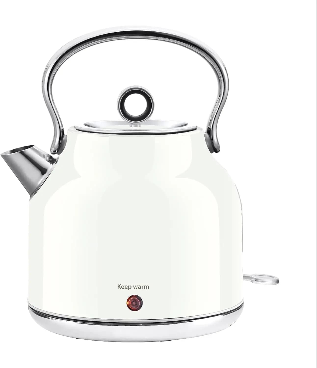 1.7L Stainless Steel Electric Kettle with Heat Maintenance Function, 1500W Quick boiling, LED indicator, Automatic shutdown and Surheating Protection