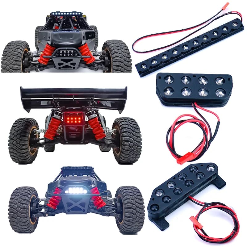 Luce anteriore e posteriore Fari a LED Fanali posteriori per 1/5 Losi DBXL XL 4WD 2.0 4X4 Gas Buggycar Accessori di aggiornamento
