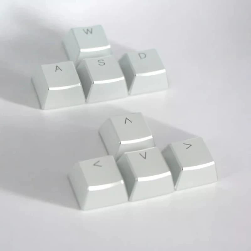 Tasti in Metallo CNC Personalizzati LOBO per Tastiera Meccanica, Keycap Artigianali WASD, Decorazione per PC Gamer, Regali per PC