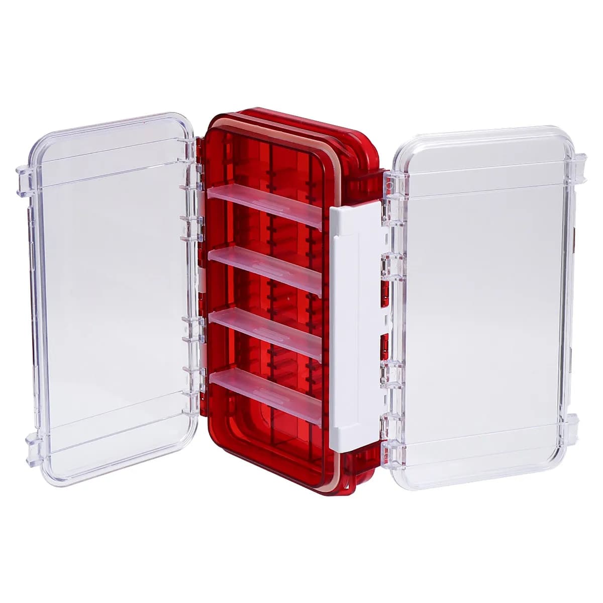 Double-Layer Waterproof Fishing Lure Box Portable Handle Outdoor Bait Storage Hook Organizer Corrosion Impact Resistant Tackle
