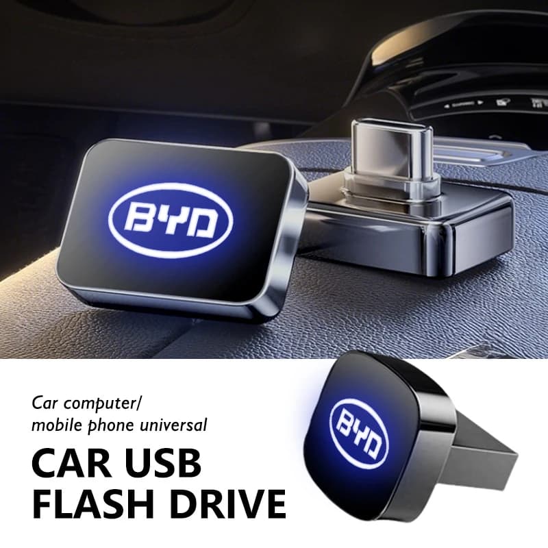 Car Dashboard Portable Storage 32GB/64GB Square USB Flash Drive For BYD S6 S8 E5 E6 G3 G6 L3 S7 G5 G7 M6 Tang Song Qing