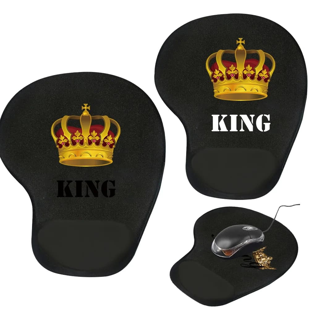 Tappetino per Mouse da gioco nero tappetino per Mouse da gioco tappetino per Mouse per Computer GamingEdge tastiera per Mouse da scrivania stampa Pad serie King