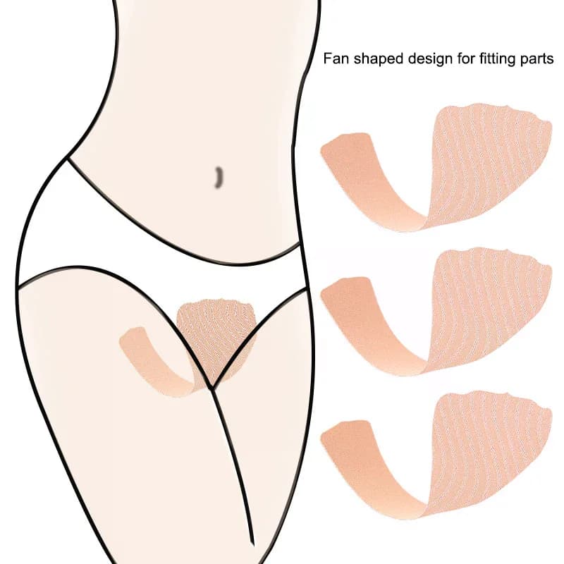Corrector with camel tip Reusable invisible sticker without trace for women's leggings Activewear swimsuit waterproof