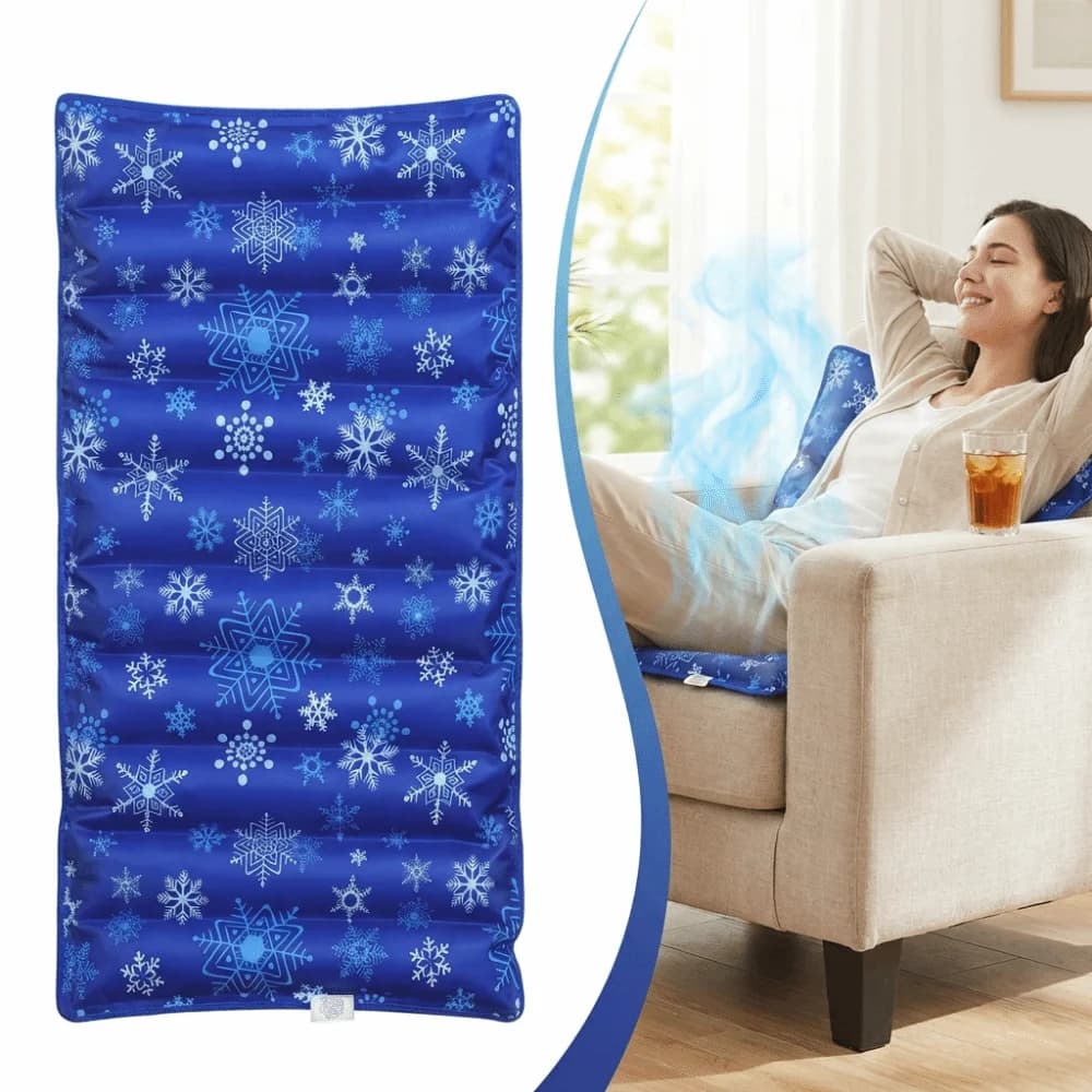 Cuscino Refrigerante Ricaricabile per Seduta, Tappetino Rinfrescante Pieghevole Estivo per Sedia, Design Fai-da-te, Tappetino Portatile in Gel Rinfrescante per Animali Domestici