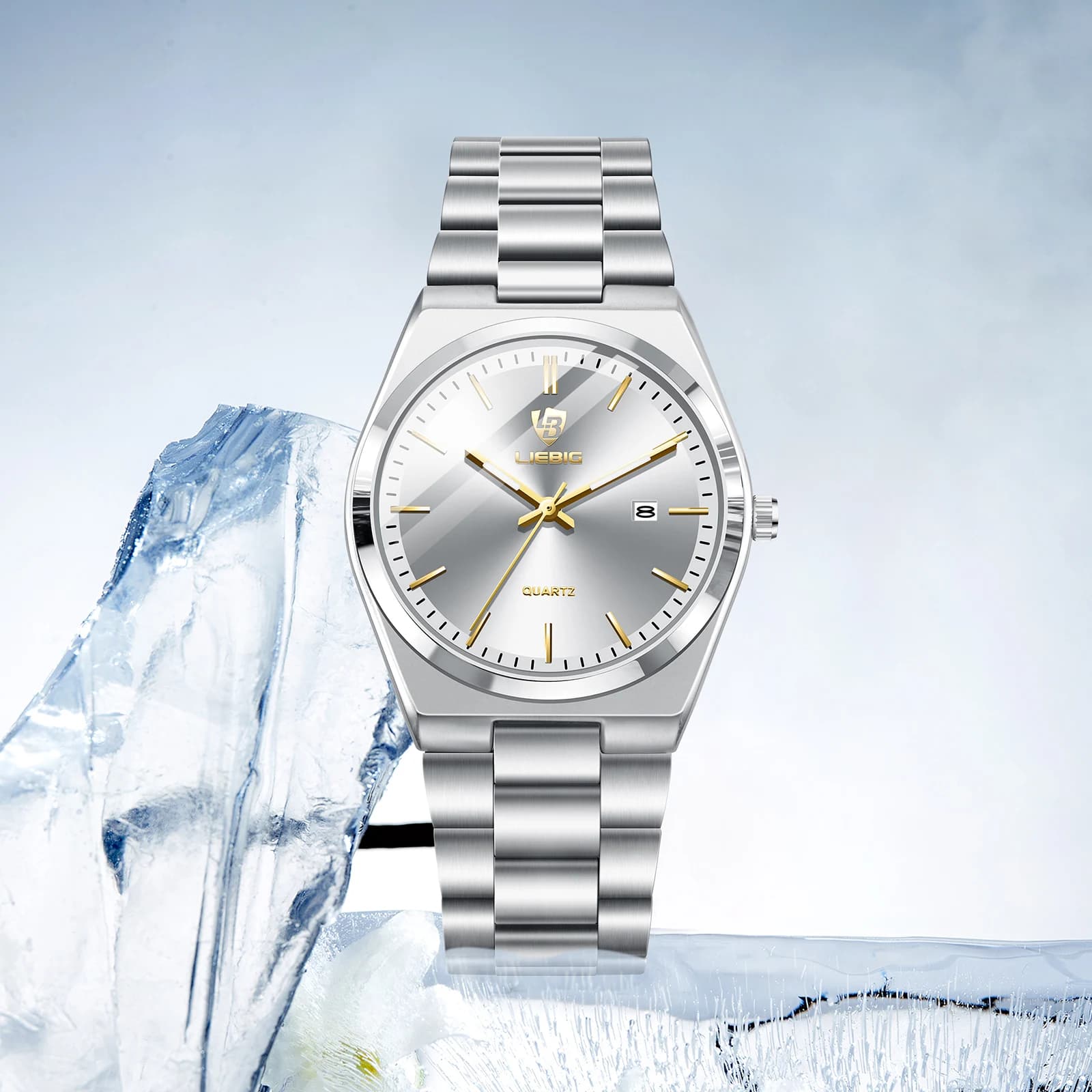 Simple Male Fashion Quartz Watches Stainless Steel For Men Women Business Waterproof Wristwatch Reloj Hombre
