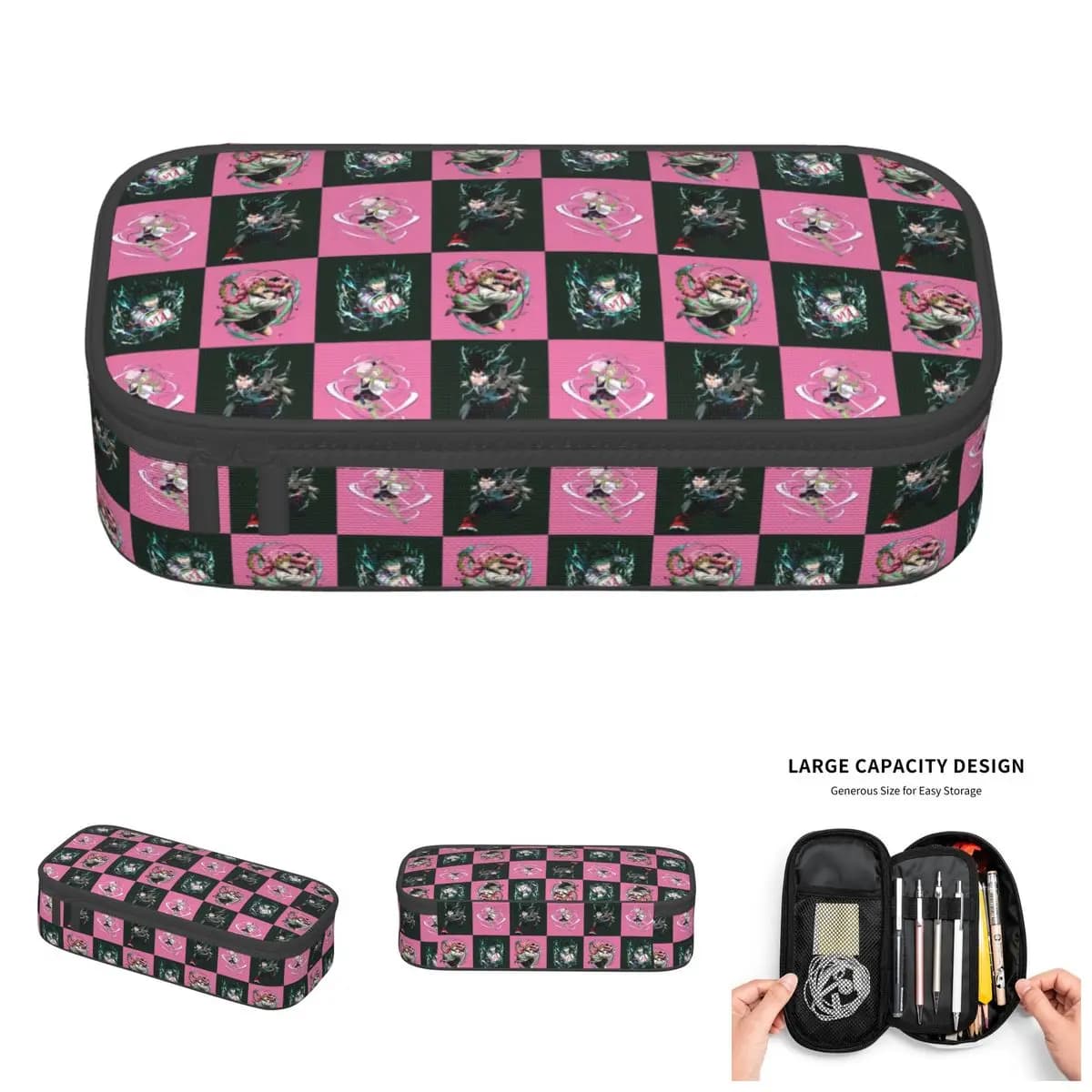 Simpatico Astuccio per Matite Kanroji Mitsuri di My Hero Academia, Katsuki Bakugo, per Izuku Midoriya, Ochaco Uraraka, Forniture Scolastiche