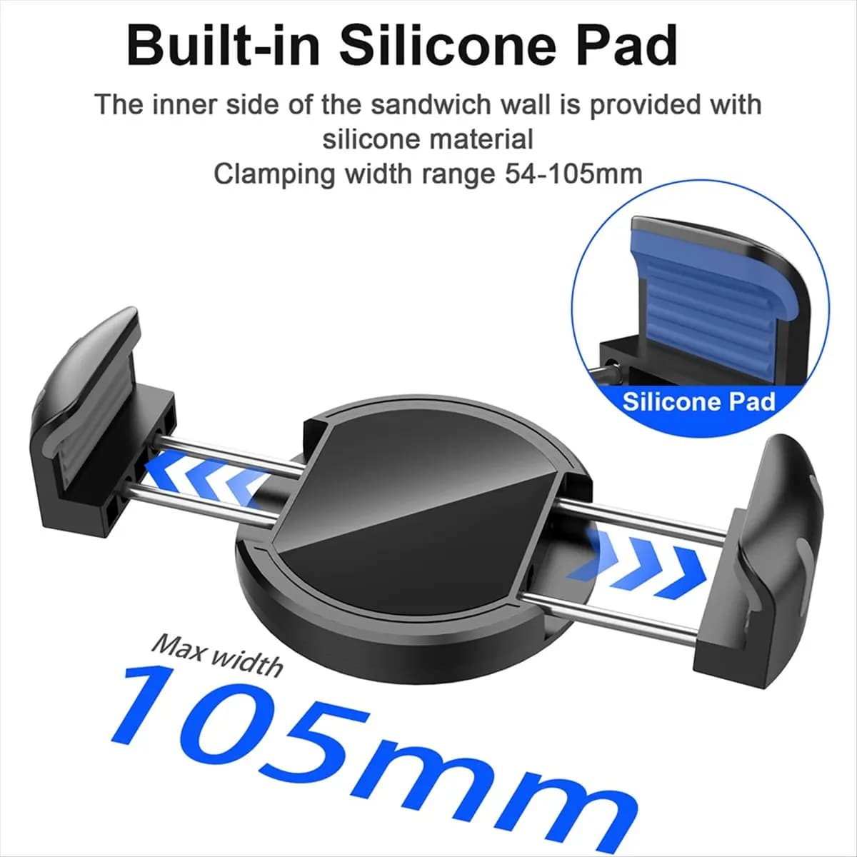 ABGN Universal Magnetic Phone Holder for Magnet Cellphone Car Mount for Kitchen Refrigerator Bathroom